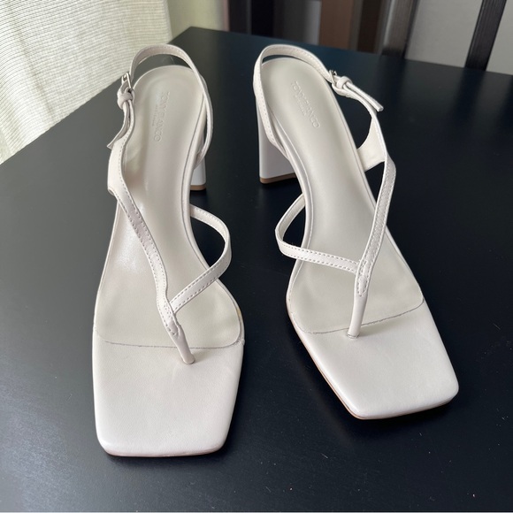 Tony Bianco Shoes - Tony Bianco White Heel Sandals